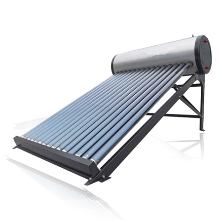 Podijeljeni solarni sustav grijača vode pod tlakom sastoji se od ravnog tankog solarnog kolektora, vertikalnog spremnika tople vode, pumpne stanice i ekspanzijske posude
