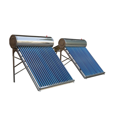 Krovni solarni grijač vode od nehrđajućeg čelika s ravnim pločama solarnog kolektora i poliuretanske posude velike gustine